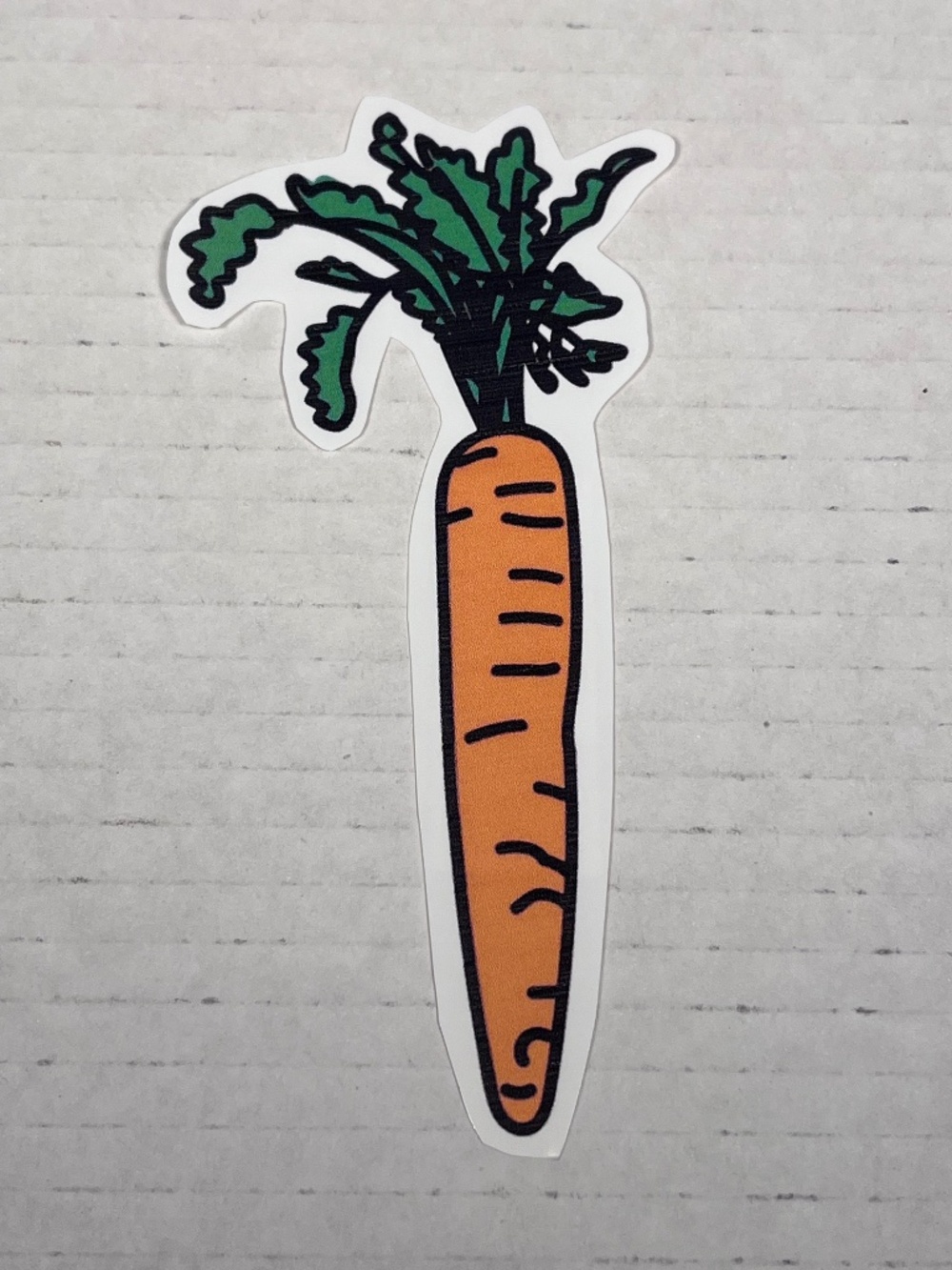 Carrot Vinyl Cut Sticker